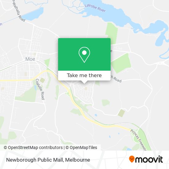 Newborough Public Mall map