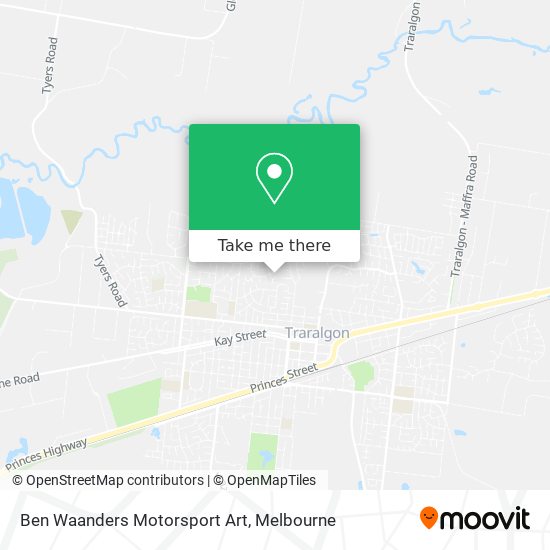Ben Waanders Motorsport Art map