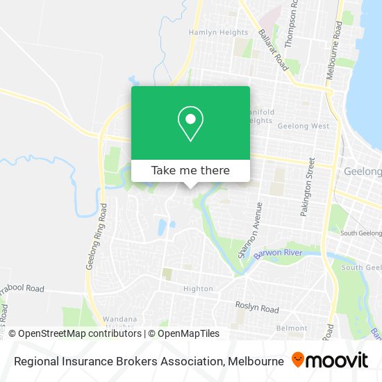 Regional Insurance Brokers Association map