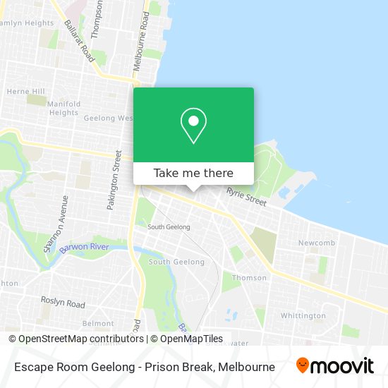 Escape Room Geelong - Prison Break map