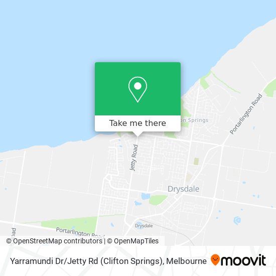 Yarramundi Dr / Jetty Rd (Clifton Springs) map