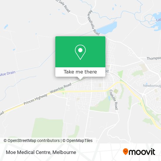 Moe Medical Centre map