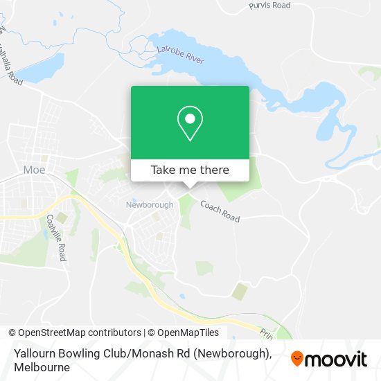 Yallourn Bowling Club / Monash Rd (Newborough) map