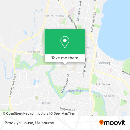 Brooklyn House map