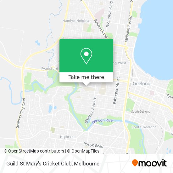 Guild St Mary's Cricket Club map