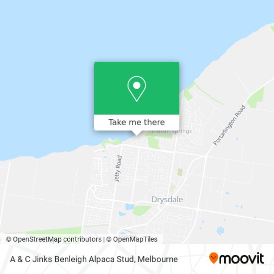 A & C Jinks Benleigh Alpaca Stud map