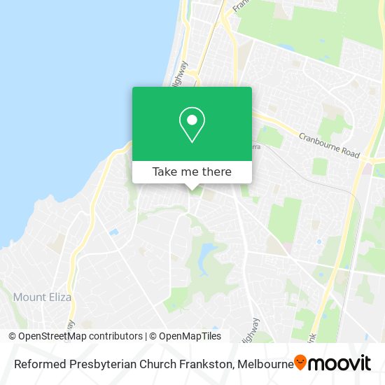 Mapa Reformed Presbyterian Church Frankston