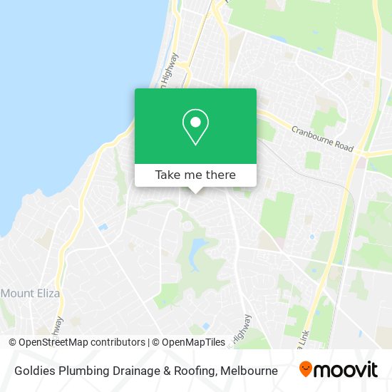 Goldies Plumbing Drainage & Roofing map