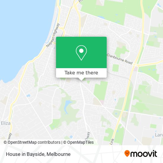 House in Bayside map