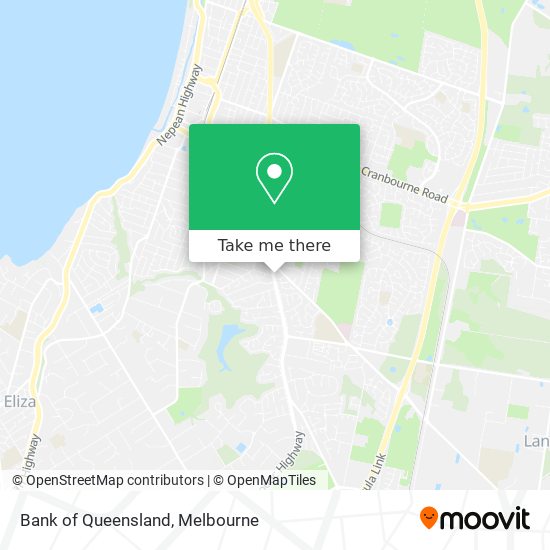 Bank of Queensland map