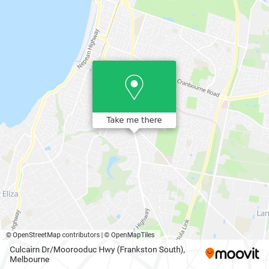 Mapa Culcairn Dr / Moorooduc Hwy (Frankston South)