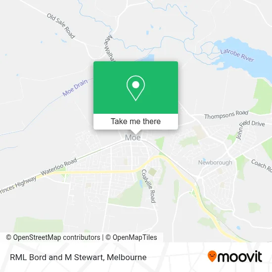 Mapa RML Bord and M Stewart