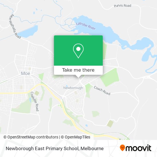 Mapa Newborough East Primary School
