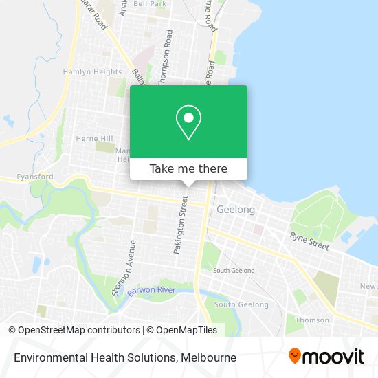 Environmental Health Solutions map