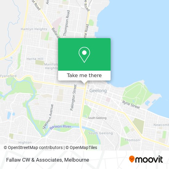 Fallaw CW & Associates map