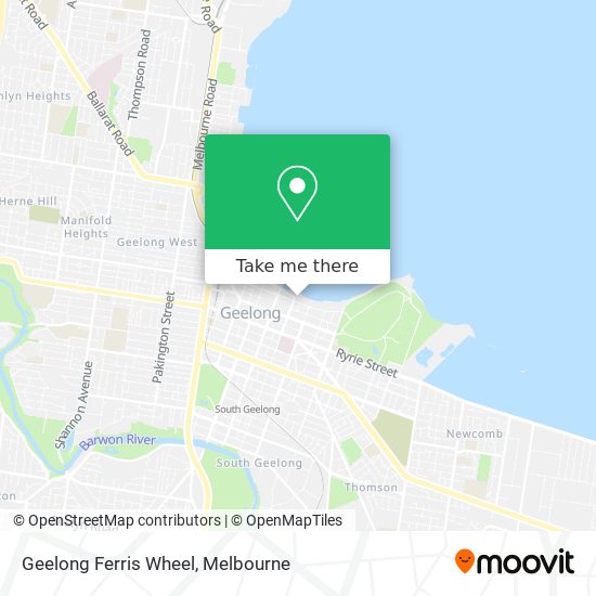 Geelong Ferris Wheel map