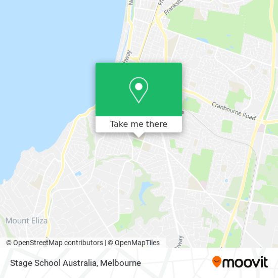 Mapa Stage School Australia