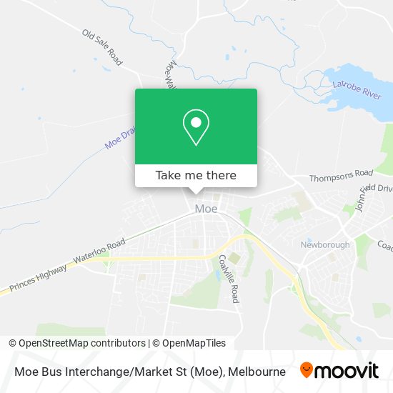 Moe Bus Interchange / Market St map