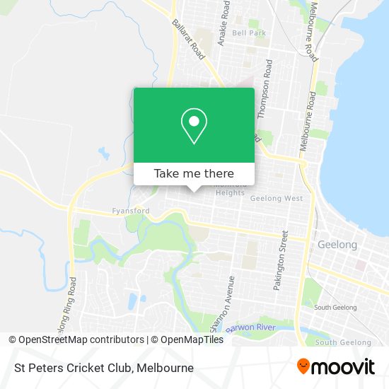 St Peters Cricket Club map