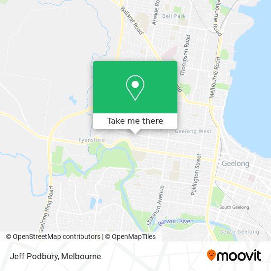 Jeff Podbury map