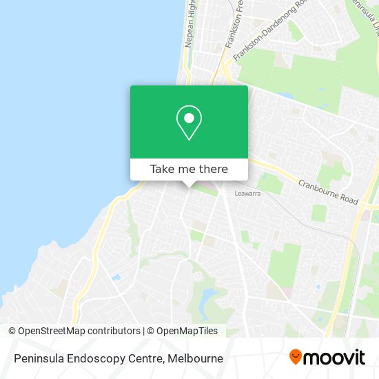 Peninsula Endoscopy Centre map