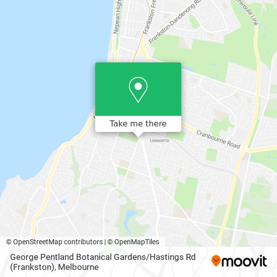 George Pentland Botanical Gardens / Hastings Rd (Frankston) map