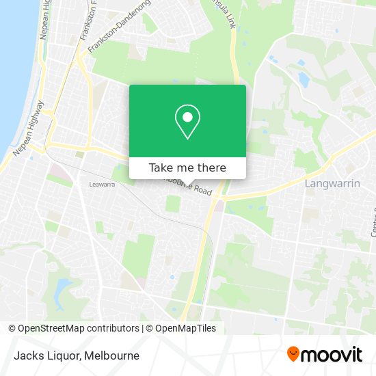 Jacks Liquor map