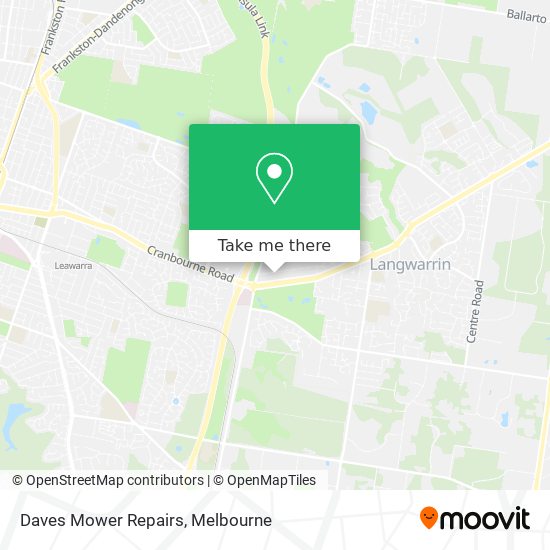 Daves Mower Repairs map