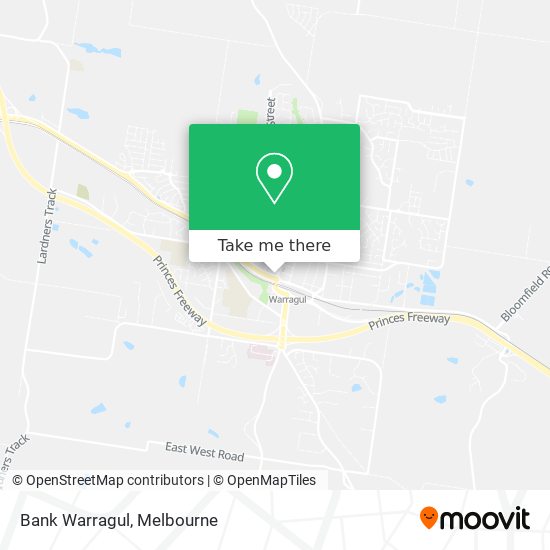 Bank Warragul map