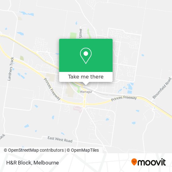 H&R Block map