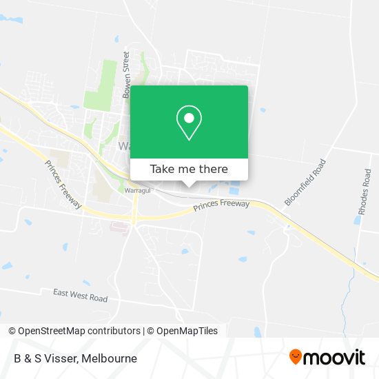 B & S Visser map