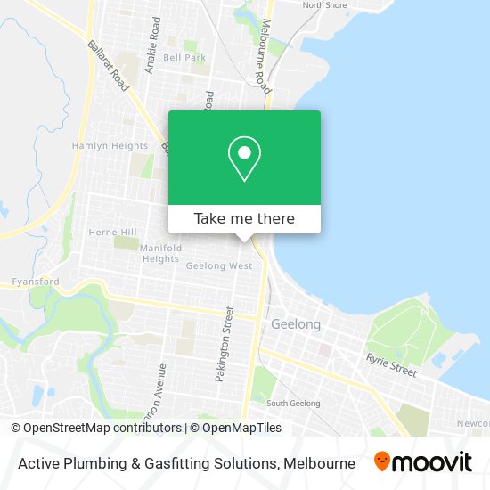 Active Plumbing & Gasfitting Solutions map
