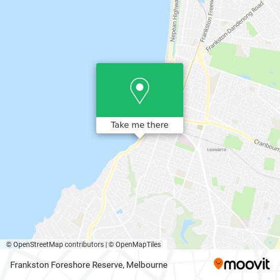 Mapa Frankston Foreshore Reserve