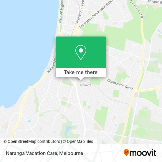 Mapa Naranga Vacation Care