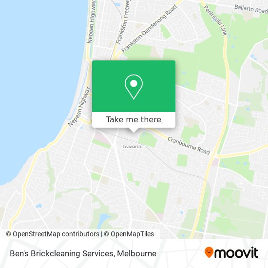 Ben's Brickcleaning Services map