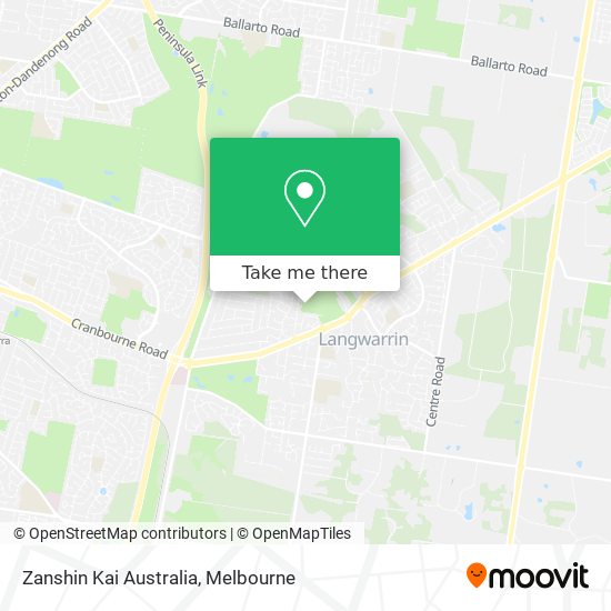 Zanshin Kai Australia map