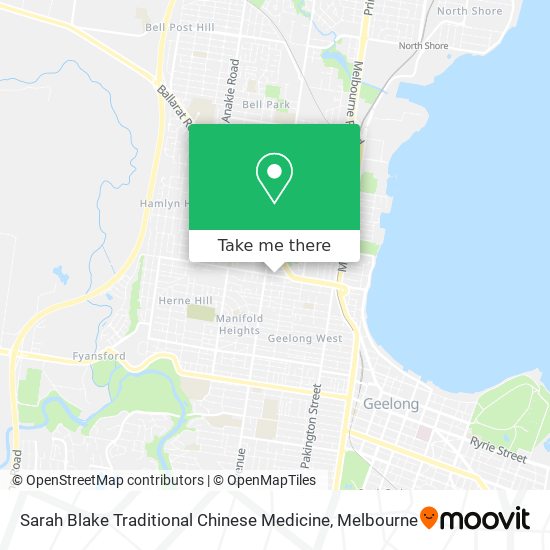 Mapa Sarah Blake Traditional Chinese Medicine