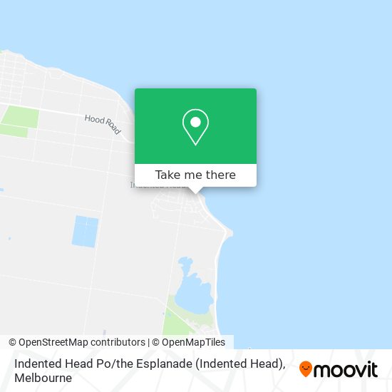 Indented Head Po / the Esplanade map