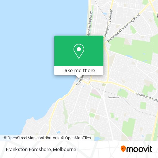 Frankston Foreshore map