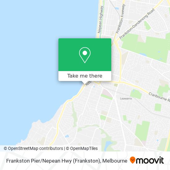 Mapa Frankston Pier / Nepean Hwy