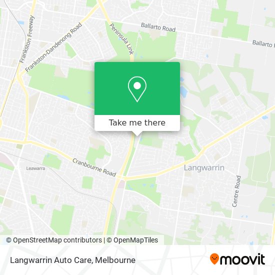 Langwarrin Auto Care map