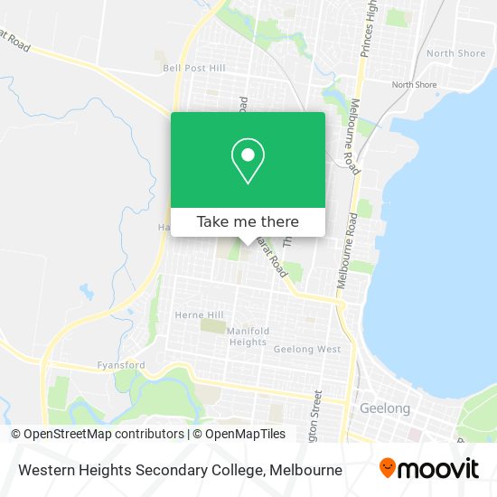 Western Heights Secondary College map