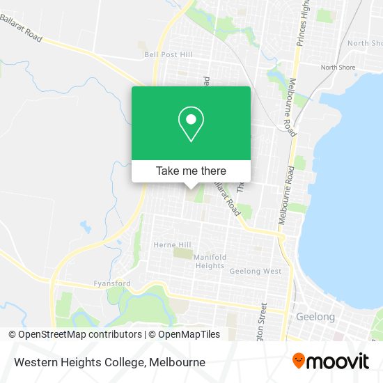 Western Heights College map