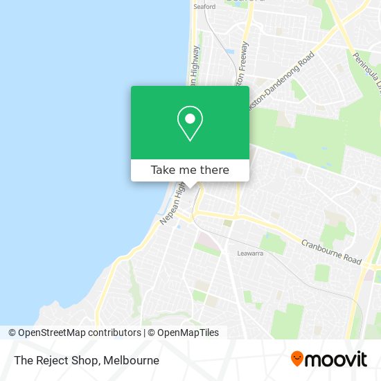 Mapa The Reject Shop