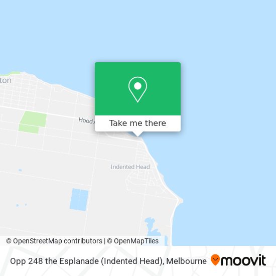 Opp 248 the Esplanade (Indented Head) map