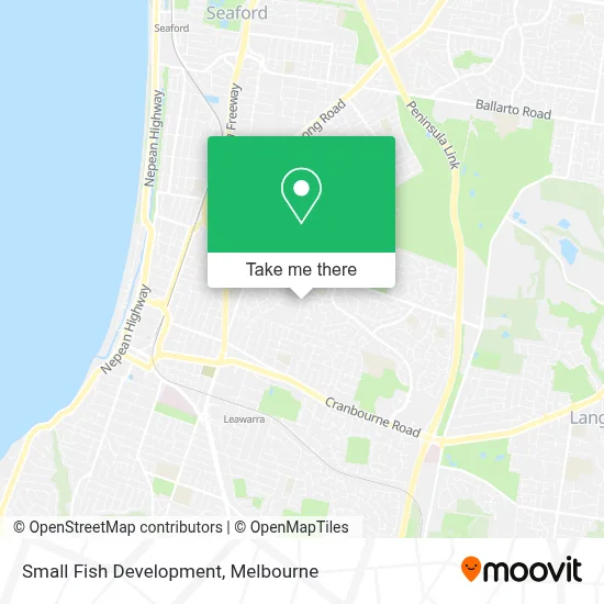 Mapa Small Fish Development