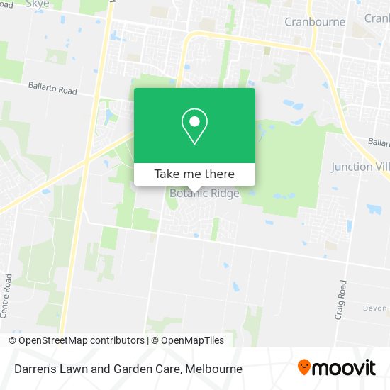Darren's Lawn and Garden Care map