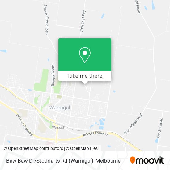 Baw Baw Dr / Stoddarts Rd (Warragul) map