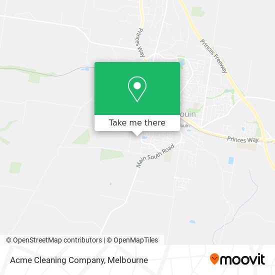 Acme Cleaning Company map