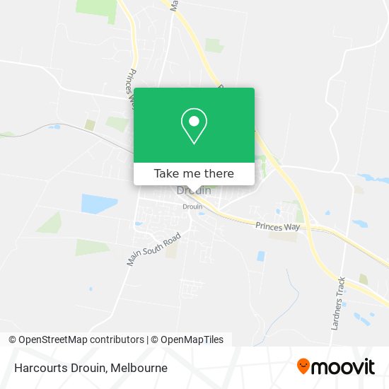 Harcourts Drouin map